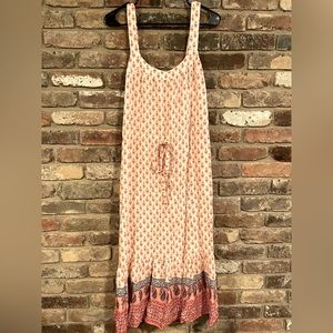 Boho Strappy Summer Dress L